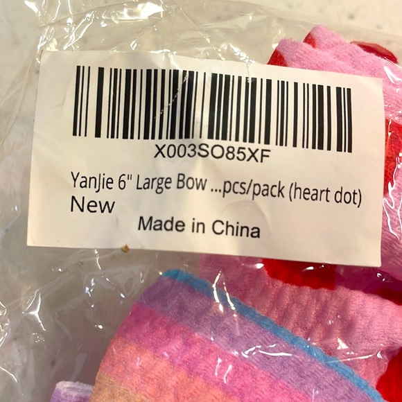 🎉HP🎉NWT 3 Pack 6” Large Headband Hair Bows - Picture 4 of 4